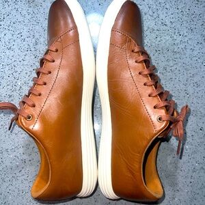 Men's Brown Leather Sneakers